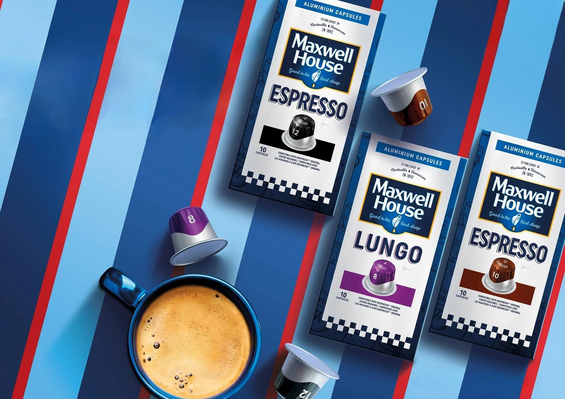 κάψουλες maxwell house