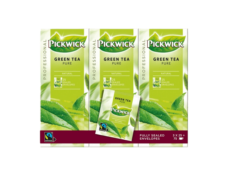 Pickwick Green Tea Pure 3x25 4029655 FOP PDP 1